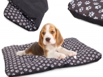 Krevetić za pse s otiscima šapa 90 × 60 cm