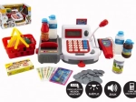 Digital kids’ cash register with accessories, light and sound