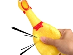 Squeaky toy chicken 16 cm