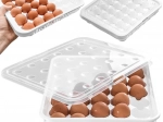 Plastic egg box with lid 30 pcs