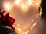 LED lichtgevend hart Kerstdecoratie