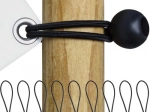 Set of elastic ball bungee cords for shelters - 10 pcs
