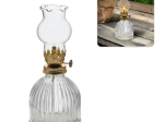 Glas-Petroleumlamp​​e 7,7 × 7,7 × 17,5 cm