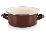 Emajliran lonec Brown 20,5 cm, 2,2 l