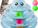 Interaktivna igračka za mačke - toranj s lopticama
