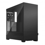 Case per computer silenziosa Pop Silent Black con pannello laterale trasparente