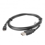 USB kábel 2.0 micro USB AM–MBM5P, 1 m, fekete