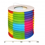 Cilindrische regenbooglampion 15 cm