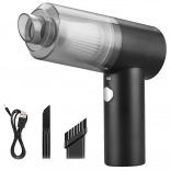 Akumulatorowy ręczny odkurzacz do auta 120 W, bezworkowy z LED i USB