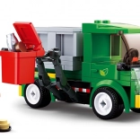 Sluban Town Garbage Truck Building Set