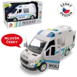 Fourgon de police automatique avec sons et lumières, à inertie 21 cm