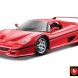 Modèle en métal Bburago 1:24 Ferrari F50 rouge