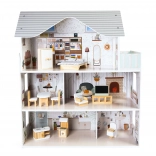 Poppenhuis met meubels Residence Emma ECOTOYS