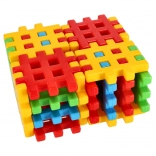 Waffle building blocks set, 24 pcs, for children from 2 years