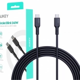 Siliconen USB-C-naar-USB-C kabel 1 m 240W PD van AUKEY