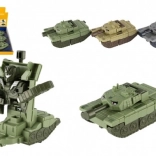 Transforming tank/robot plastic 14 cm with flywheel