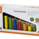 Houten educatief telspel met kralen