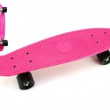 Pink, black wheels