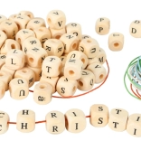 Duży drewniany łańcuszek z liter Small Foot