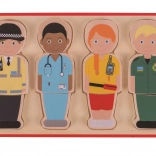 Wooden Insert Puzzle Rescue Team