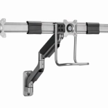 Supporto da parete per 3 monitor da 17–27" con molla a gas