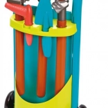 Carrellino da giardino per bambini con attrezzi e annaffiatoio