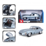 Bburago 1:18 Jaguar E Coupé Metallic Silberblau