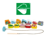 Cubika Snøretrækker Træ Køretøjer