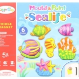 Gipsmagneten maken – zeethema