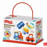 Puzzle transport Far Far Land pour enfants