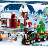 Sluban Town vánoční vesnice s vláčkem