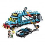 Qman Police Battle Force truck ambush building set