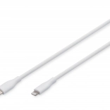 Silicone Cable USB-C - Lightning, USB 2.0 60W, MFI Certified, 1m White