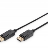 Aansluitkabel DisplayPort 4K 60 Hz, DP–DP, 1 m, zwart