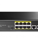 Cudy 8‑poorts PoE+ switch met 2 gigabit-uplinkpoorten
