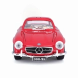 Mercedes Benz 300SL Modello in Metallo Rosso 1:24