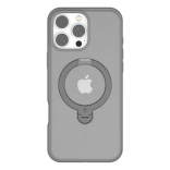 Torras Ostand Spin case for iPhone 16 Pro Max gray