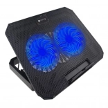 Refroidisseur pour ordinateur portable 17" avec rétroéclairage LED et hauteur réglable