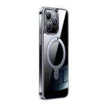 Custodia magnetica trasparente TORRAS UPRO Ostand con supporto per iPhone 15 Pro