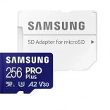 Samsung PRO Plus microSD-kaart 256GB met adapter