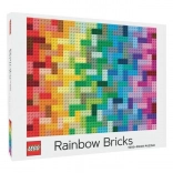 Chronicle Books puzzel LEGO regenboogstenen 1000 stukjes