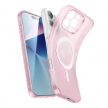 Transparante hoes ESR Zero Clear HaloLock voor iPhone 16 Pro Max, roze