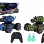 Carri armati RC con combattimento 2,4 GHz – set da 2 pezzi con effetto fumo e luci