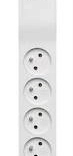 Presa multipla con protezione da sovratensioni ZX 510, 1 presa, 1,5 m, grigia