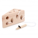 Træ snøre-ost med mus – Small Foot