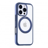Torras Ostand R Fusion hoesje voor iPhone 16 Pro Max blauw