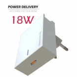 Charger with USB-C 18W Power Delivery Swissten