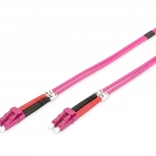 Patch kábel optikai LC-LC MM 50/125 OM4 duplex LSOH 10m
