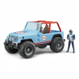 Voiture tout-terrain Bruder Jeep avec conducteur