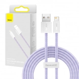 Baseus Dynamic câble tressé USB–Lightning 2 m, 2,4 A, violet